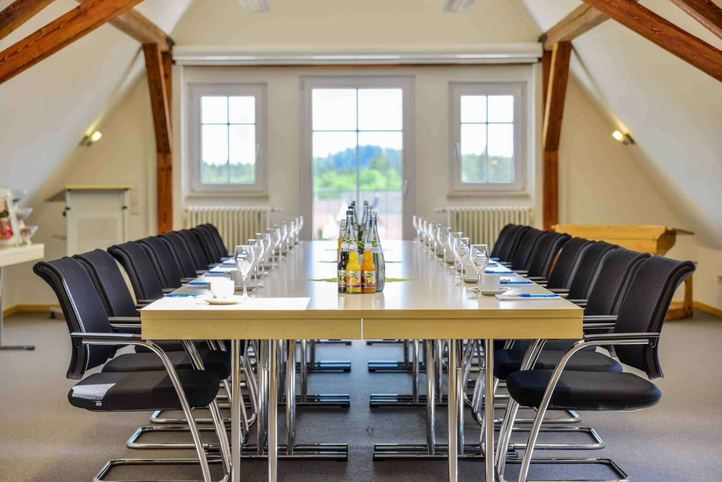 Arbeitsraum für Meetings.